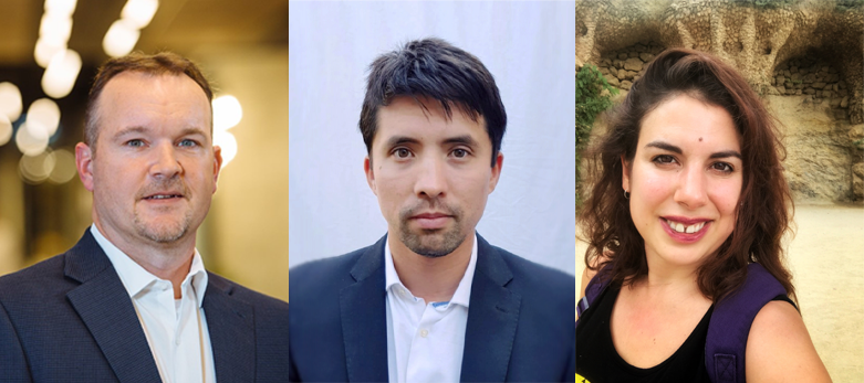 Composite photo of Ryan, Johnathan and Rhiannon