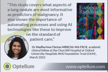 Read more about the article Oxford study on Optellum software published in European Radiology