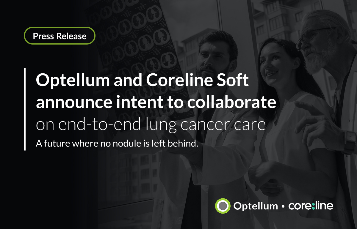 Photo: optellum.com Coreline Soft and Optellum announce intent to collaborate to advance AI across the lung cancer pathway